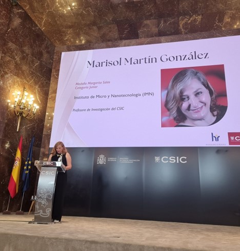 Marisol Martín consigue la Medalla Margarita Salas, por un mentorazgo excelente